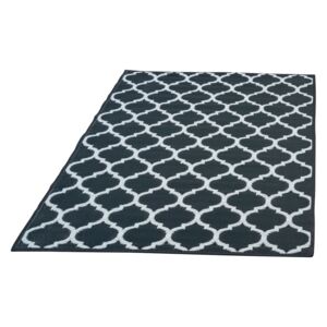 FLORABEST® Venkovní koberec, 120 x 180 cm (šedá / bílá ornament)