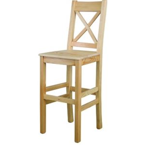 Židle dřevěná masiv borovice - Drewmax KT117