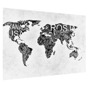 Obraz mapy světa (K011854K10070)