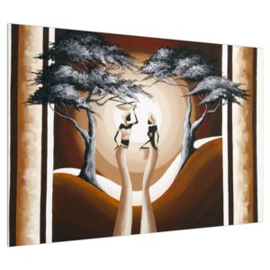 Orientální obraz dvou žen a stromu (K014682K10070)