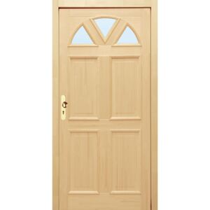 Mand CZ s.r.o. Vchodové dřevěné dveře PAVLA (68mm) Orientace Dveří: Pravé, Rozměr dle ČSN: 80 / 197