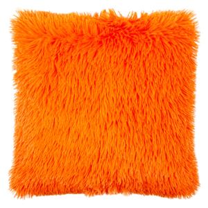 JAHU Povlak na polštářek Chlupáč Peluto Uni oranžová, 40 x 40 cm