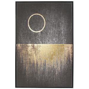 Černo zlatý obraz Bizzotto Bold 122,6 x 82,6 cm