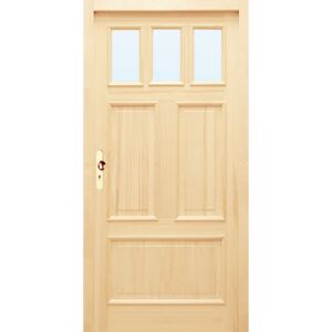 Mand CZ s.r.o. Vchodové dřevěné dveře ROMANA 3S3K (68mm) Orientace Dveří: Levé, Rozměr dle ČSN: 80 / 197