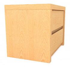 Dřevěný noční stolek z masivu MILANO - Provedení masiv Smrk nebo za příplatek, Buk, Bříza, Dub, Javor, Jasan