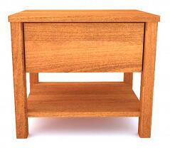 Dřevěný noční stolek z masivu DELICIA - Provedení masiv Smrk nebo za příplatek Borovice, Buk, Olše, Bříza, Dub, Javor, Jasan