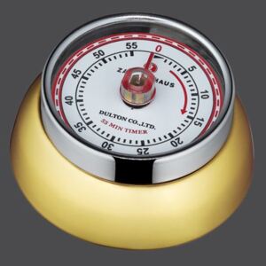 Kuchyňská magnetická minutka Speed Retro zlatá - Zassenhaus