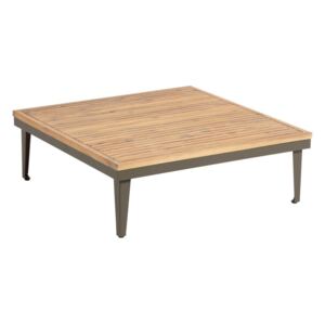Dřevěný zahradní konferenční stolek LaForma Pascale 90 x 90 cm