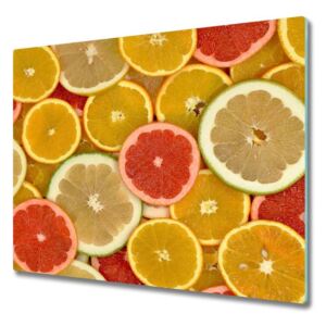 E-shop24, 60x52 cm, 5D75221709 Skleněná deska Citrusy