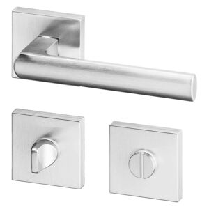 AC-T servis ACT dveřní klika UNICA RHR (efekt nerez) Provedení: WC (pro WC, koupelna)