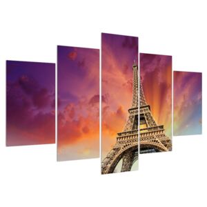 Obraz Eiffelovy věže (150x105 cm)
