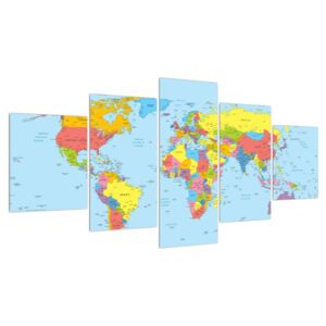 Obraz mapy světa (K012201K150805PCS)