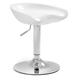 Otočná výškově stavitelná židle SPOONY - bílá - 3D4812
