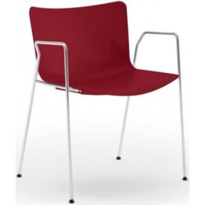 Designová jednací židle POMPEA PLUS s područkami - 3D4814
