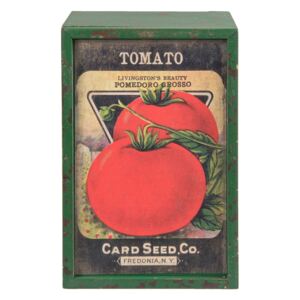 Dřevěný box Tomato - 23*15*11 cm