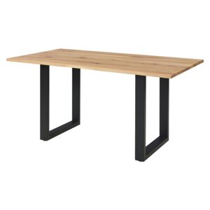 Jídelní stůl Cromo 140, dub, masiv (140x90 cm)