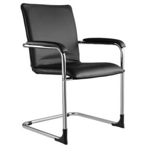 ALBA židle SWING čalouněné područky, kostra chrom