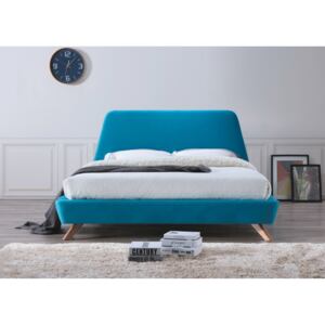 Čalouněná postel GANT 160x200 cm tyrkysová Matrace: bez matrace