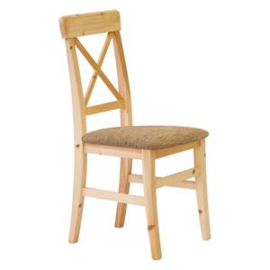 Židle LARISSA borovice masiv látka