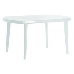 Zahradní plastový stůl ELISE bílý - OEM R06616