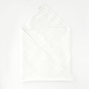 Dětský bílý lněný ručník Linen Tales Waffle, 70 x 70 cm