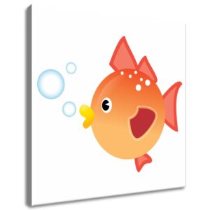Gario Obraz na plátně Oranžová rybka Rozměry (š x v): 30 x 30 cm
