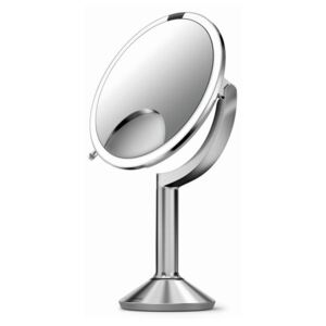 Simplehuman stolní kosmetické zrcadlo s LED osvětleníma dotykovým ovládáním Sensor TRIO | nerezová