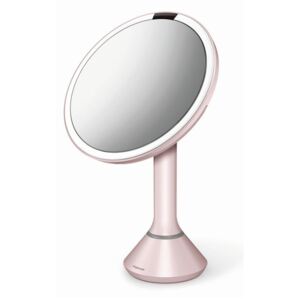 Simplehuman stolní kosmetické zrcadlo s LED osvětleníma dotykovým ovládáním Sensor Mirror | růžová