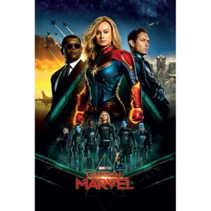 Plakát, Obraz - Captain Marvel - Epic, (61 x 91.5 cm)