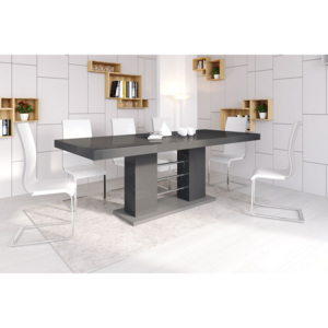 Hubertus Rozkládací jídelní stůl LINOSA 2 Barva nábytku: Tmavě šedý