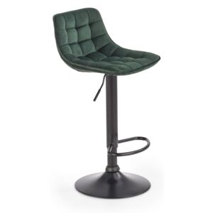 Barová židle H-95, tmavě zelená