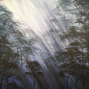 Ručně malovaný obraz Eliška Jandová - mystic forest 2