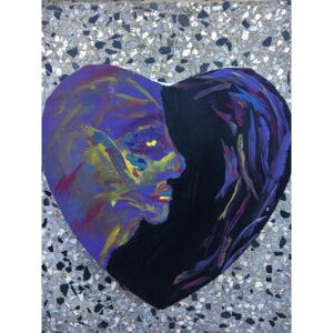 Ručně malovaný obraz Kristýna Horská - Zrcadlo
