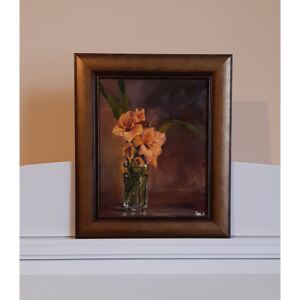 Ručně malovaný obraz Valentina Kolbeshkina - Gladiolus