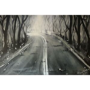Ručně malovaný obraz Nikol Labe - The road
