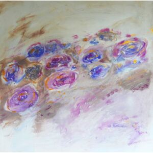 Ručně malovaný obraz Ivana Pelouchová - V růžích