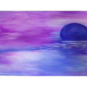 Ručně malovaný obraz Alexandra Malíková - Požehnání právě narozené planety