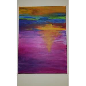 Ručně malovaný obraz Martina Orságová - Sunset