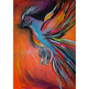 Ručně malovaný obraz Ingrida Nagyová - Phoenix