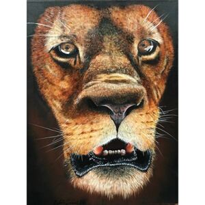 Ručně malovaný obraz Markéta Grimaux - Panthera leo