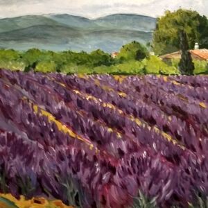 Ručně malovaný obraz Vlasta Sušerová - Provence