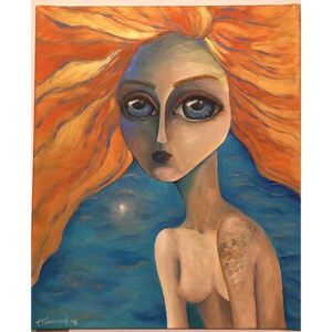 Ručně malovaný obraz Eva Toropilová - Samota