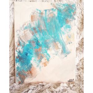 Ručně malovaný obraz Adriana Charalambidu - Pod povrchem je kouzlo