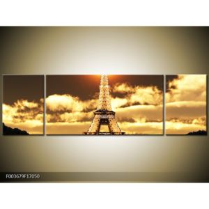 Obraz osvětlené Eiffelovy věže (F003679F17050)