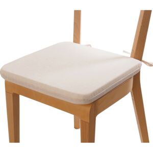 Vesna | Sedák na židli DEKOTEX 40x40x4 cm béžový