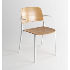 MAXDESIGN - Dřevěná židle s područkami APPIA 5120