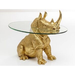 Sitting Hippo konferenční stolek Ø65 cm zlatý
