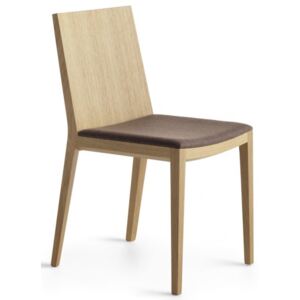 CRASSEVIG - Židle s čalouněným sedákem BIANCA R