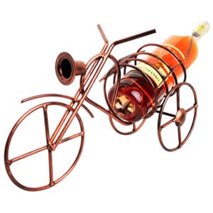 Stojan na víno Bicycle (3 barvy: měděná, zlatá, stříbrná)