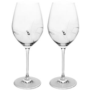 Swarovski sklenice na víno (Vzor ZOMA 2 ks)